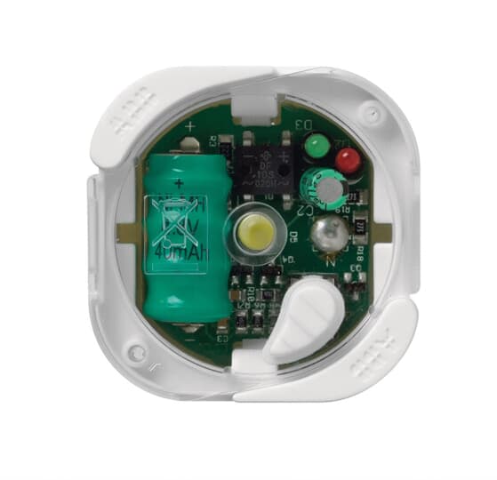 ABB - Anti black-out removable light, 230V~. Charge reserve 4.5 h and recharge time 10-20 h. To be combined with 230V~ sockets LED not exchangeable White - Mylos LAMPADA ANTI BLACK-OUT ESTRAIBILE. 2CSY1214MC