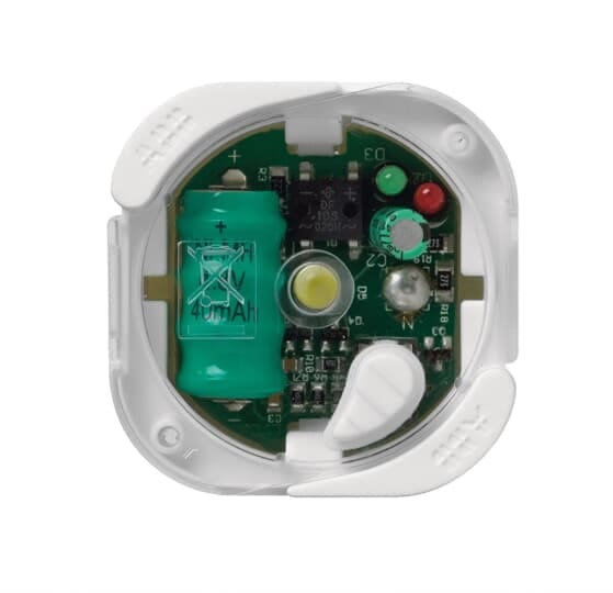 ABB - Anti black-out removable light, 230V~. Charge reserve 4.5 h and recharge time 10-20 h. To be combined with 230V~ sockets LED not exchangeable White - Mylos LAMPADA ANTI BLACK-OUT ESTRAIBILE. 2CSY1214MC