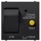 ABB - Automatic RCD 1P+N C16 10mA 3KA Black Mylos INT. AUT. MAGN. DIFF.