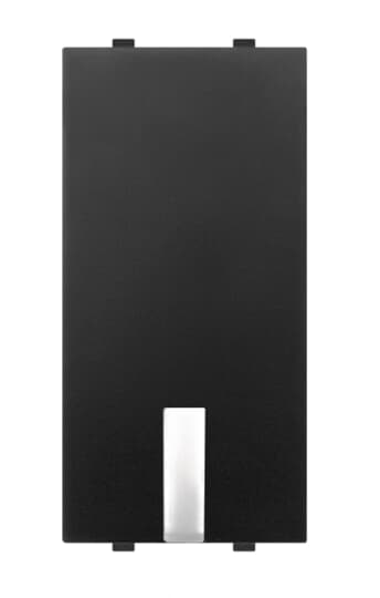 ABB - Spia di segnalazione LED bianco incorporato, LED intercambiabile, bianco nero - Mylos.
