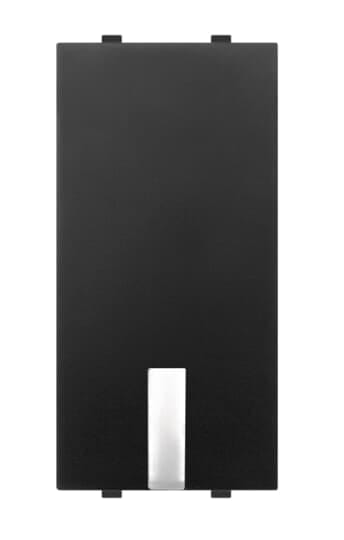 ABB - Spia di segnalazione LED bianco incorporato, LED intercambiabile, bianco nero - Mylos. 2CSY1311MS