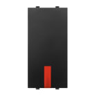 ABB - Spia di segnalazione a LED rosso incorporato, sostituibile, nero - Mylos.