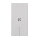 ABB - 1 module key cover with NURSE symbol switch/push button white - Mylos, COPRITASTO 1 MOD., PERS. INFERMIERISTICO.