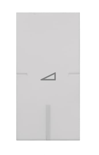 ABB - 1 module key cover with DIMMER symbol Switch/dimmer White - Mylos, COPRITASTO 1 MOD., VARIALUCE.