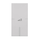 ABB - 1 module key cover with DIMMER symbol Switch/dimmer White - Mylos, COPRITASTO 1 MOD., VARIALUCE. 2CSY1504MC