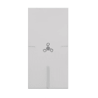 ABB - 1 module key cover with FAN symbol Cooling White - Mylos, COPRITASTO 1 MOD., VENTILATORE. 2CSY1505MC