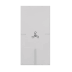 ABB - 1 module key cover with FAN symbol Cooling White - Mylos, COPRITASTO 1 MOD., VENTILATORE.