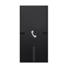 ABB - COPRITASTO 1 MOD., TELEFONO Switch/push button Black - Mylos