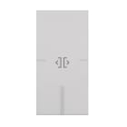 ABB - COPRITASTO 1 MOD., APERTURA PORTA, con simbolo "key/door" bianco per esterno - Mylos. 2CSY1507MC