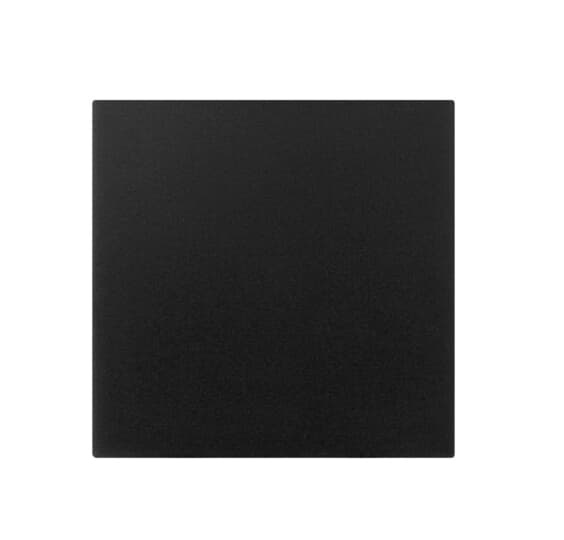 ABB - COPRITASTO 1/2 modulo, generico Switch/push button None Black - Mylos.