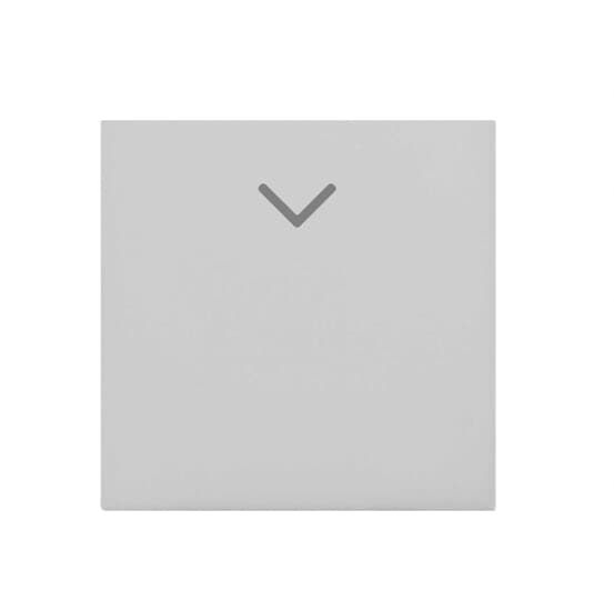 ABB - COPRITASTO 1/2 module key cover, with UP/DOWN ARROW symbol Switch/push button Symbol "arrows" White - Mylos VERTICALE.