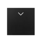 ABB - COPRITASTO 1/2 MOD., FRECCIA VERTICALE SWITCH/PUSH BUTTON NERO - MYLOS