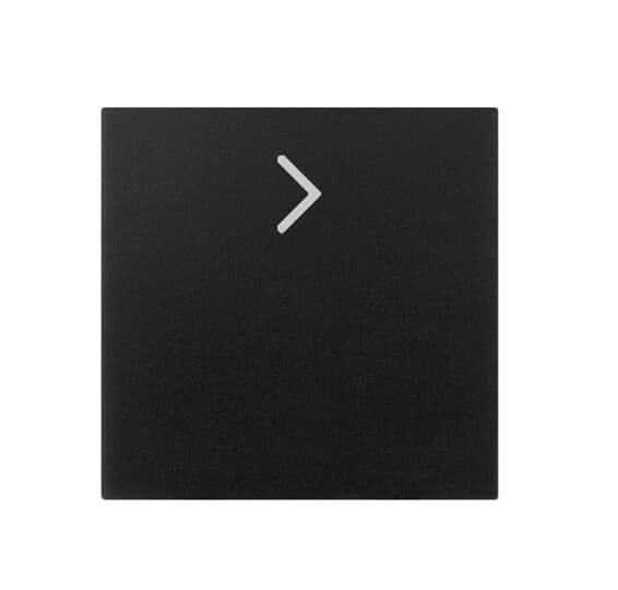 ABB - COPRITASTO 1/2 MOD., FRECCIA ORIZZONTALE SWITCH/PUSH BUTTON NERO - MYLOS 2CSY1519MS