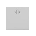 ABB - 1/2 module key cover with DOOR/GATE OPEN symbol Outdoor station White - Mylos COPRITASTO APERTURA PORTA