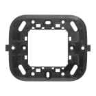 ABB - Supporto, 2 moduli con viti per scatole da incasso con distanza tra viti di 60mm o 56x56mm 1 gang Nero - Mylos. 2CSY1602MY