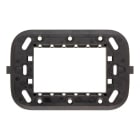 ABB - Supporto per 3 moduli per scatola rettangolare (distanza viti 83.5 mm) 1 gang Nero - Mylos.