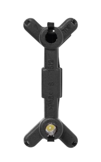 ABB - Lampada LED bianca per deviatore e invertitore, da utilizzare con interruttore a pulsante per localizzazione notturna - Mylos.