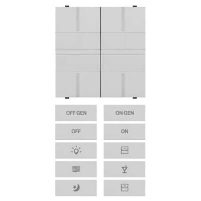 ABB - Attuatore rele 16A con 2 interruttori a bilanciere per unità di attuazione 2CSYE1103C.