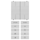 ABB - Attuatore 2 rele 8A con 2 comandi e 2 interruttori a bilanciere.