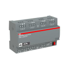 ABB - Switch Actuator I/O, 8-fold, MODULO 8IN BINARI + 8OUT 6A