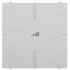 ABB - Dimmer 350W 1 canale, 1 interruttore a bilanciere, bianco con INT.