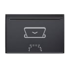 ABB - Transponder card-holder, Mylos black - Tasca porta trans., nero.