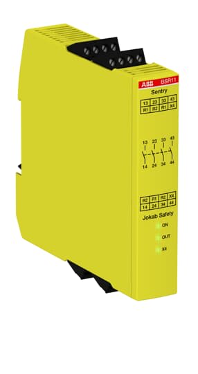ABB - Sentry BSR11 Safety relay 24VDC - protezione affidabile per sistemi elettrici critici.
