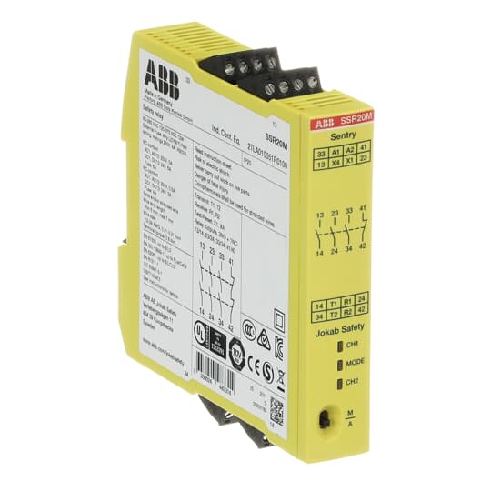 ABB - Sentry SSR20M Safety relay 85-265 VAC/120-375 VDC.
