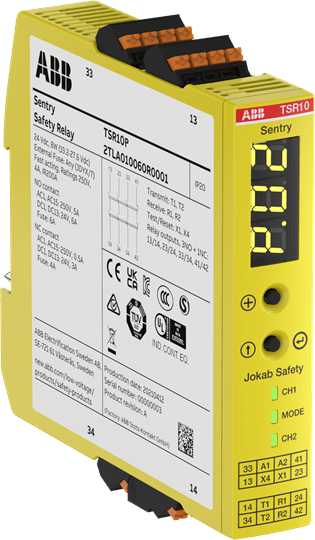 ABB - Sentry TSR10P Safety Relay Push-In