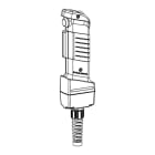 ABB - JSHD4-2 top part with LEDs, front and top buttons, bottom part AH with cable gland and 10 screw connections, TYPE ABB.