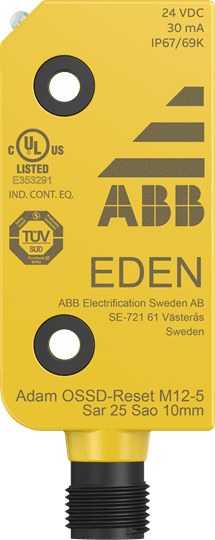 ABB - Position switch Adam OSSD-Reset M12-5 connector.