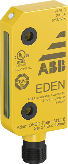 ABB - Position switch Adam OSSD-Reset M12-8 connector.