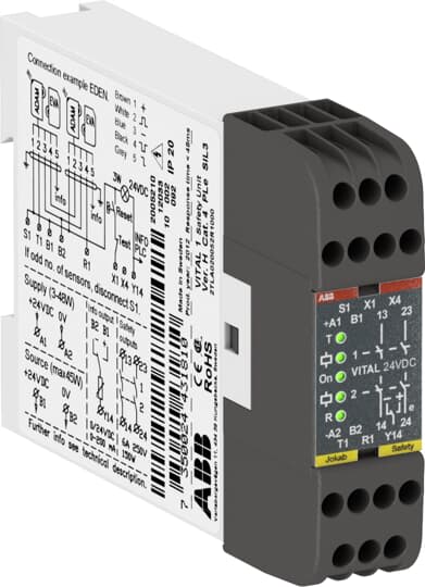 ABB - Vital 1 Safety controller dinamico 24 per la massima sicurezza.