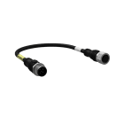ABB - M12-CT0214 Cable connettore 20 cm 5 poli maschio femmina