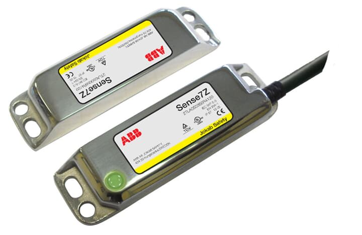 ABB - Non contact safety switch in stainless steel with 2m cable SENSE7Z, SS 2M CABLE, 2NC/1NO, LED.