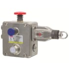 ABB - Pull wire emergency stop switch left hand, 4NC+2NO, M20, ESTOP/LED, stainless steel, LINESTRONG3LZ.