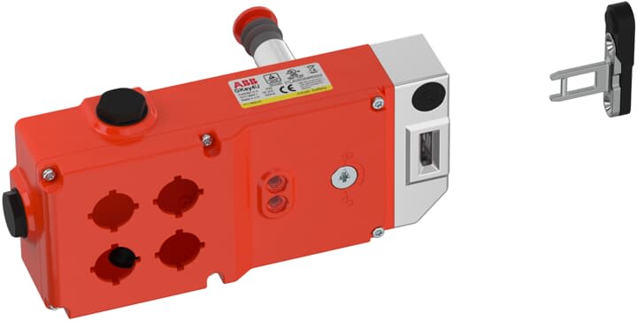 ABB - Safety lock with 4 positions, die-cast housing, escape release, and manual unlock function - GKEY4 RU - 4 POS. DIE-CAST ER MAN.UNLOCK.