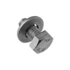 ABB - Kit 3 bulloni M12x30 DIN933 per XLP23, colore nero, confezione da 3 pezzi.