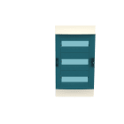 ABB - 41F12x32 Enclosure accessories door with frame, Flush mounting, 36 modules, 3 row(s), IP41, Single Transparent Door, Dimensions: 107.000 mm x 320.000 mm x 600.000 mm, FRONTALE MISTRAL41F PORTA TRASP 36M 3F. 41F12X32