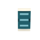 ABB - 41F12x32 Enclosure accessories door with frame, Flush mounting, 36 modules, 3 row(s), IP41, Single Transparent Door, Dimensions: 107.000 mm x 320.000 mm x 600.000 mm, FRONTALE MISTRAL41F PORTA TRASP 36M 3F.