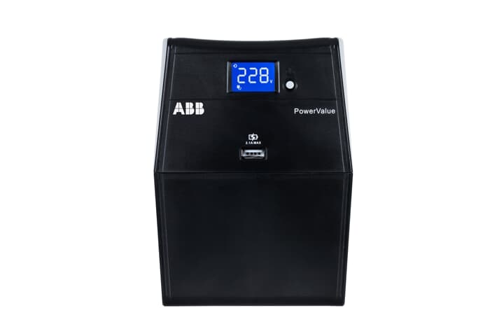 ABB - UPS PowerValue 11LI Up 600 VA - affidabile e potente per garantire continuità energetica.