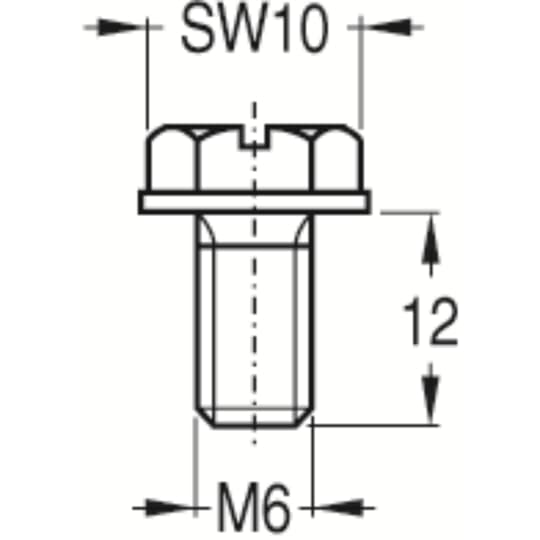 ABB - Vite M6 con flangia (100) - Screws M6 with flange