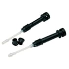 ABB - Set of 2 slotted screws for hinge with nylon wire.