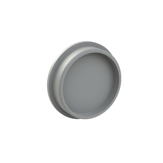 ABB - Tappo a vite M50 in PA6 grigio per uso industriale.