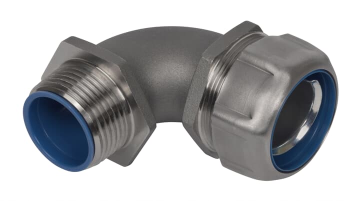 ABB - Raccordo a 90 gradi NC16 1/2 NPT in acciaio inossidabile AISI 316 3/8.