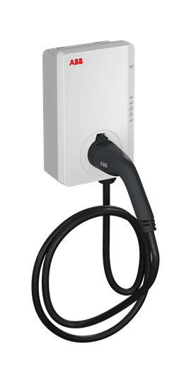 ABB - TAC-W22-G5-R-C-0 Terra AC wallbox type 2, 22KW, 1 cavo e spina T2, 5m cable, 3-phase/32 A, with RFID, 4G.