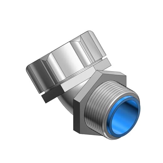 ABB - RACCORDO 45G NC16 PG11 ACC.ZINC. 7341