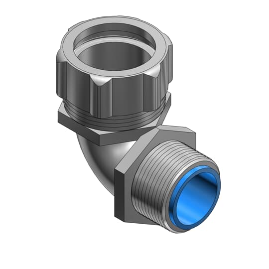 ABB - RACCORDO 90G NC32 PG29 ACC.ZINC.