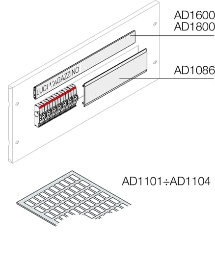 ABB - 192 etichette 2mod 15x27mm (hxw)