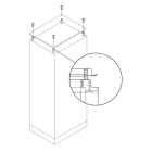 ABB - Kit aerazione tetto (IP20) con ventilazione UPPER IS2 per un'efficace circolazione dell'aria.